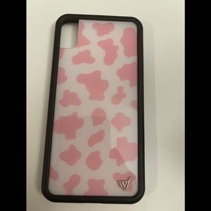 wildflower pink cow xs max case